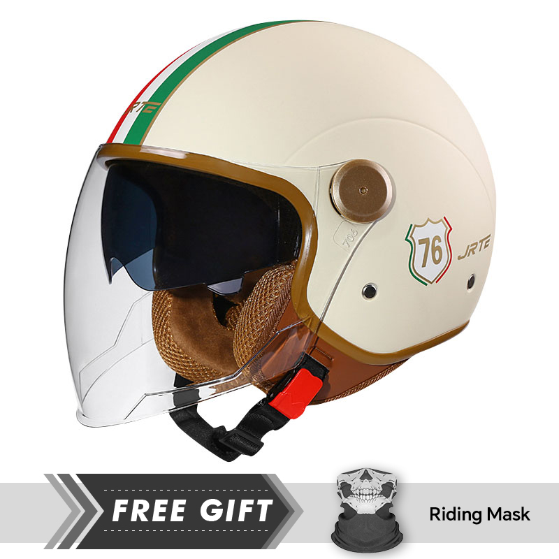 Motorcycle Gear In Store - DOT ECE Onaylı Retro 3/4 Açık
