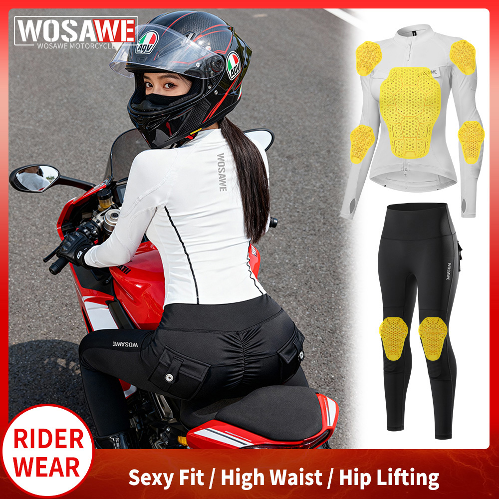 Motorcycle Gear Jacket Women - WOSAWE Kadın Motosiklet Ceket ve Pantolon