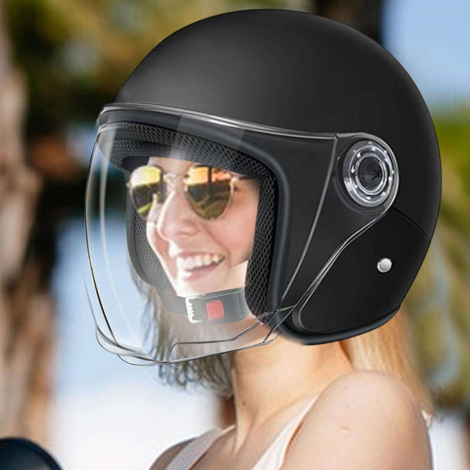 Motorcycle Gear Adventure - Hafif motosiklet kaskı yarım yüz moped