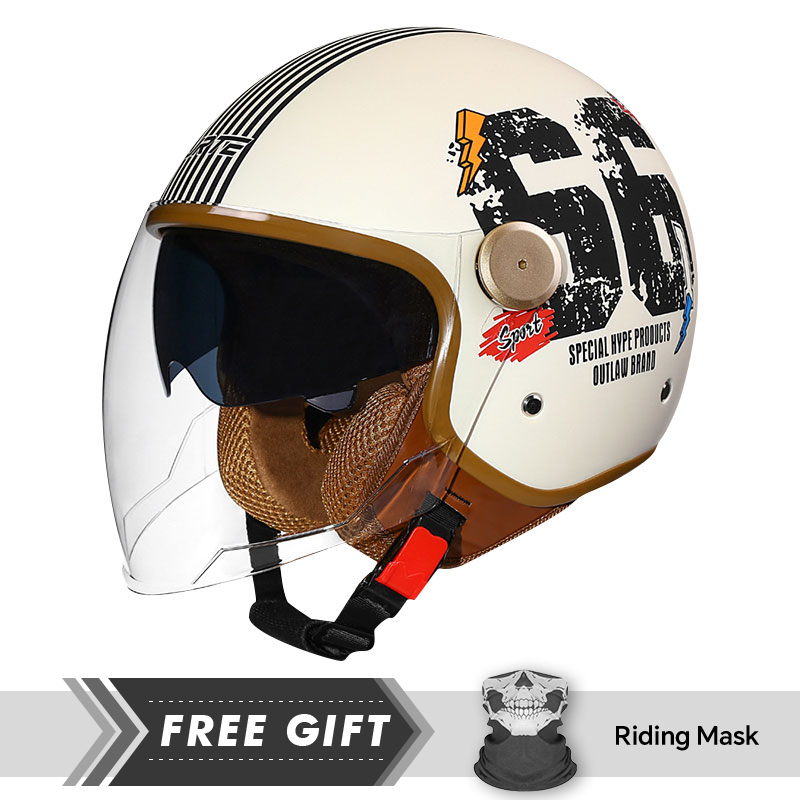 DOT ECE Onaylı Retro 3/4 Açık  - Motorcycle Gear In Store incelemesi ve fiyatı