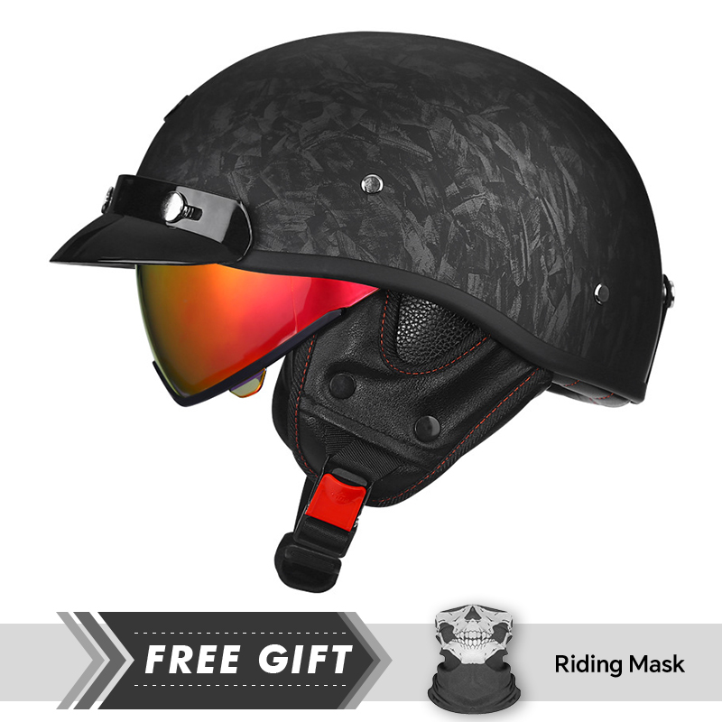 Erkekler Kadınlar Retro Yarım  - Motorcycle Gear In Store incelemesi ve fiyatı