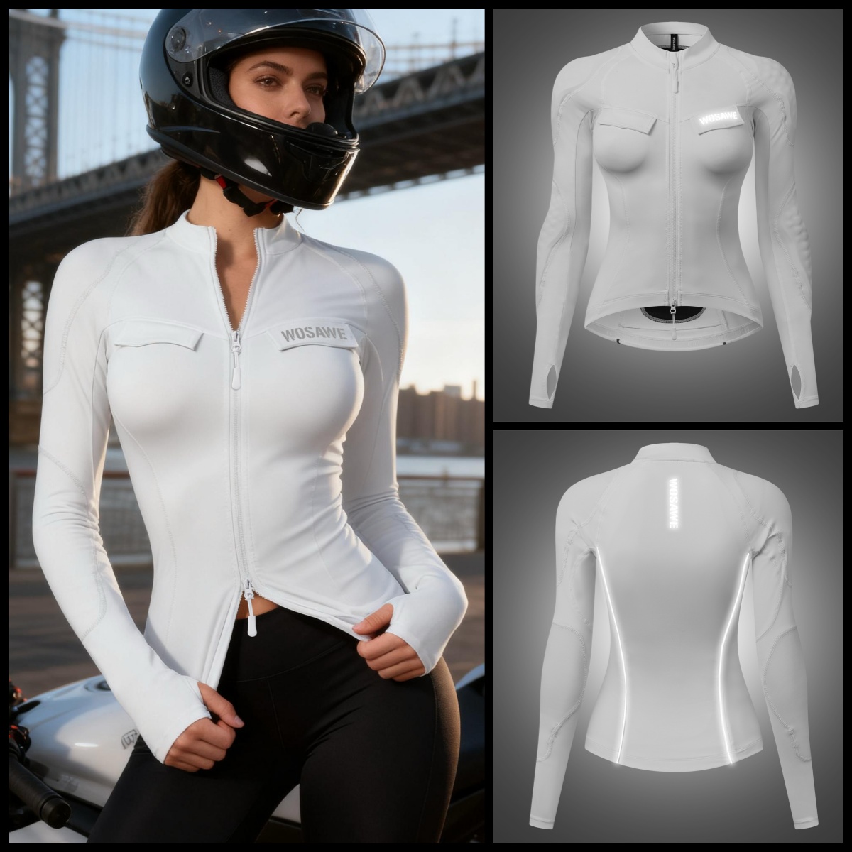 WOSAWE Kadın Motosiklet Ceket  - Motorcycle Gear Jacket Women incelemesi ve fiyatı