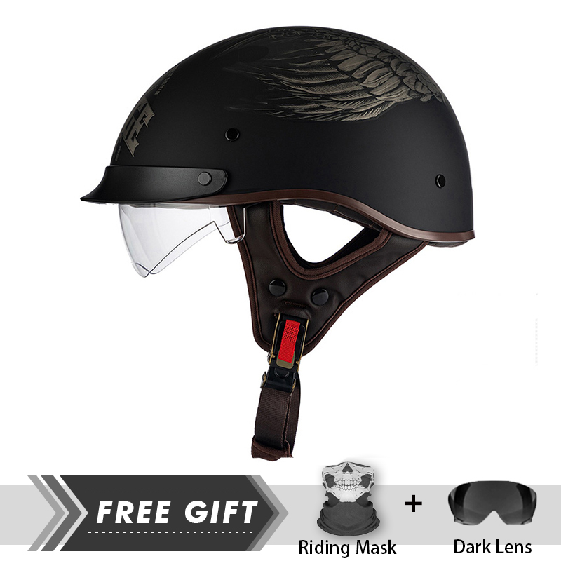 Çarpışma başlığı yarım yüz kas - Motorcycle Gear In Store incelemesi ve fiyatı