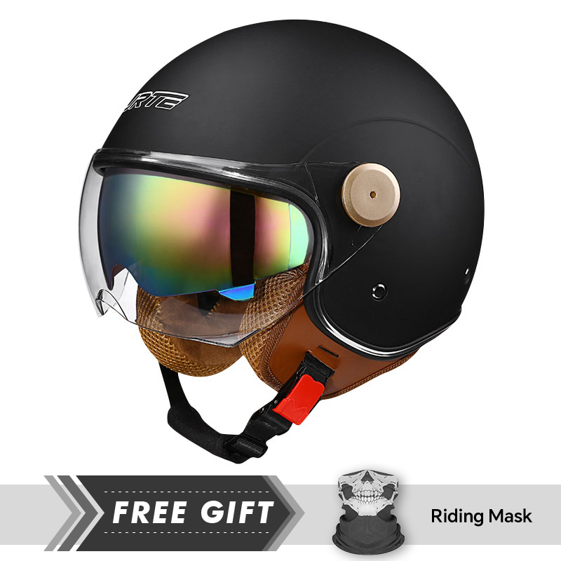 DOT Onaylı Açık Yüz Kask Retro - Motorcycle Gear In Store incelemesi ve fiyatı