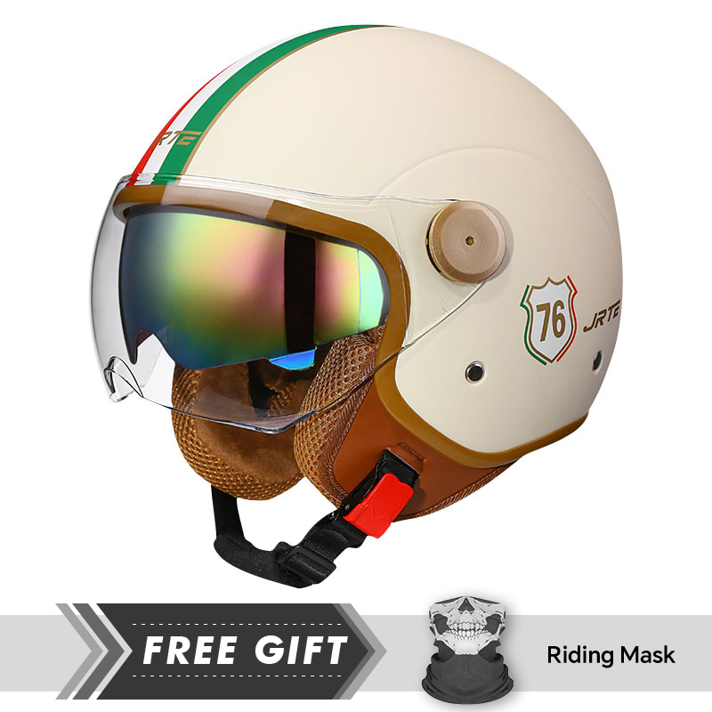 DOT Onaylı Açık Yüz Kask Retro - Motorcycle Gear In Store incelemesi ve fiyatı