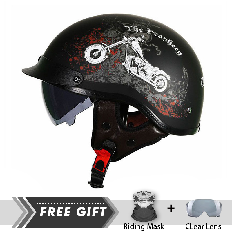 Erkekler kadınlar yarım yüz ka - Motorcycle Gear In Store incelemesi ve fiyatı